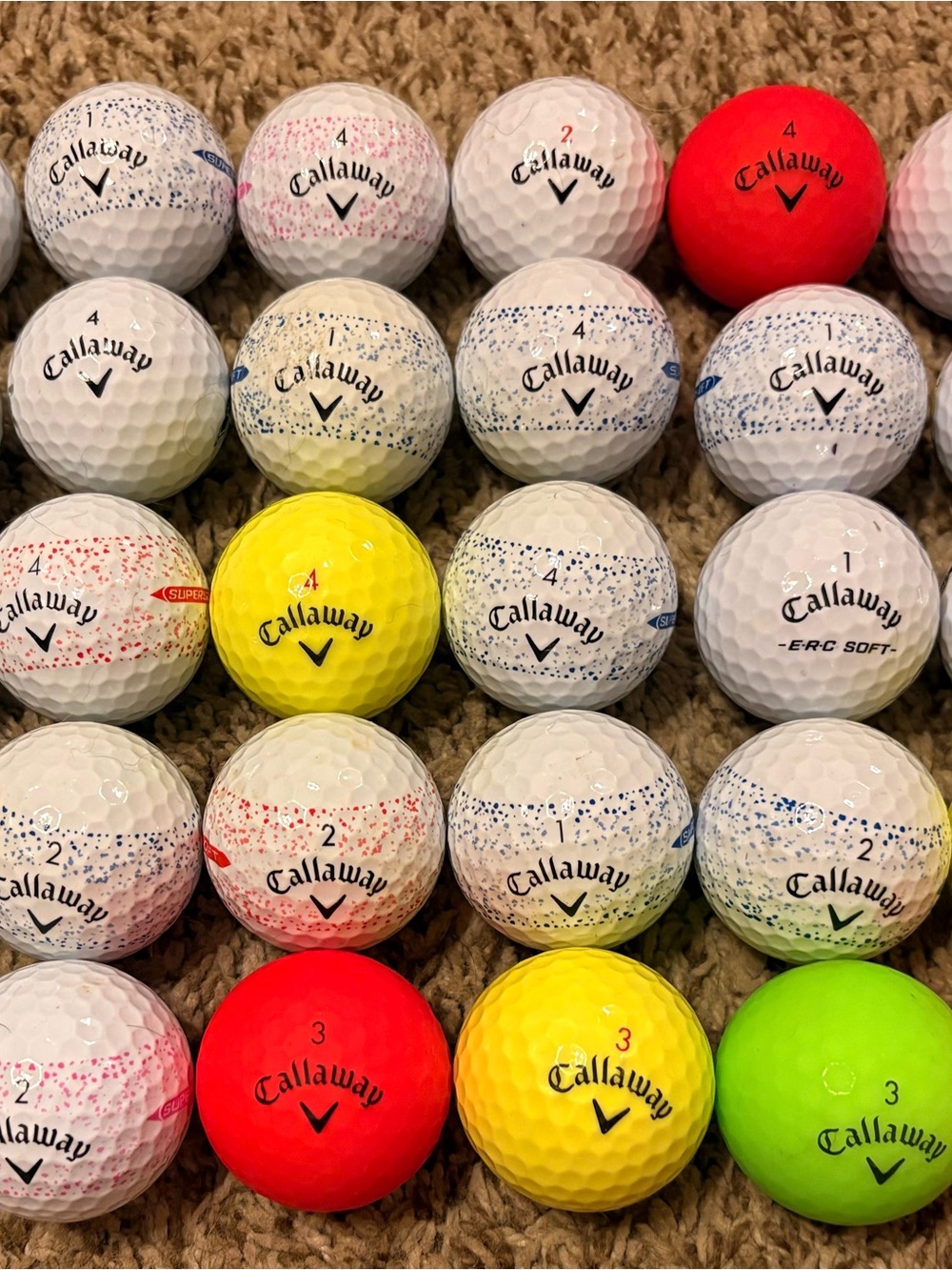 Callaway Multi Color Golf Balls
